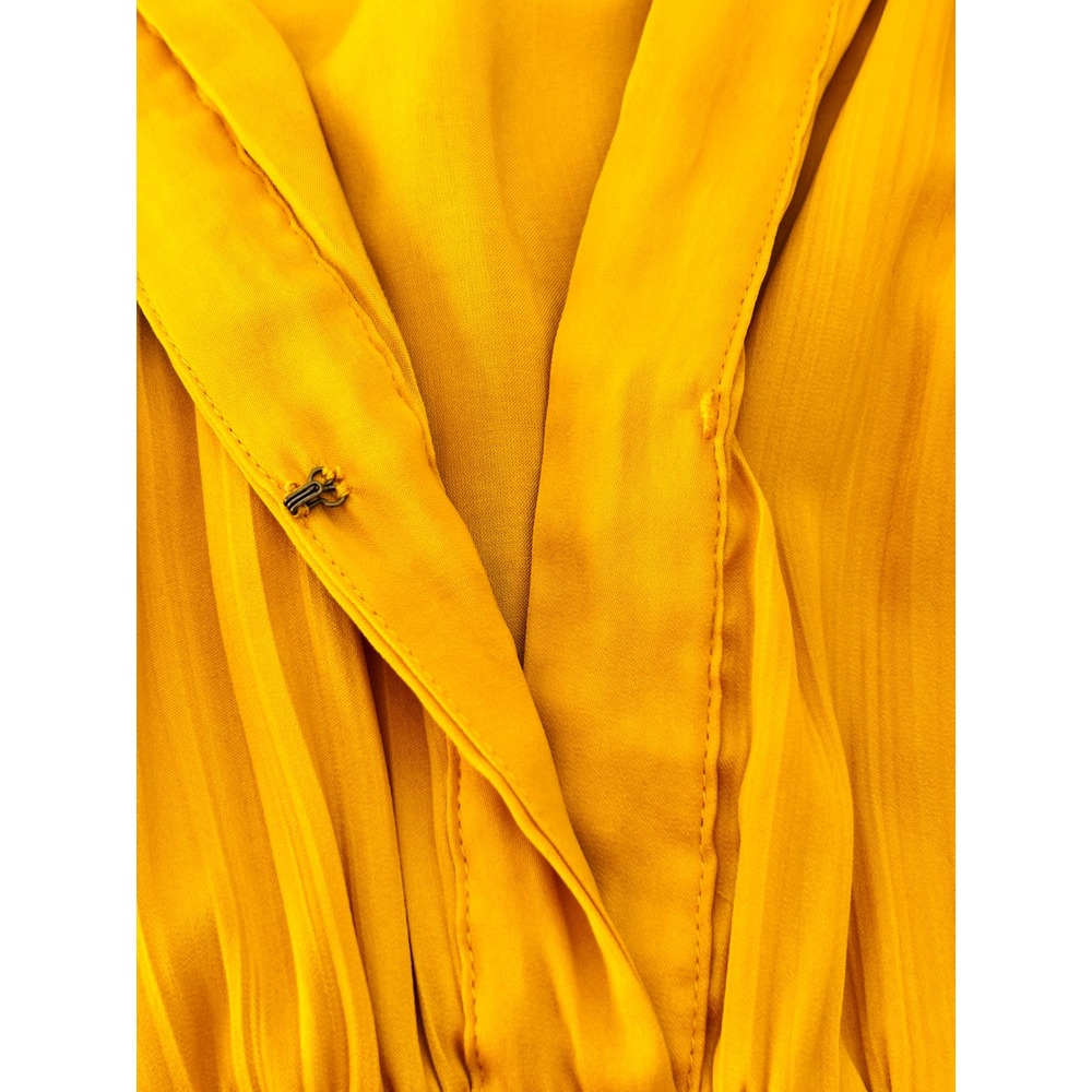 Anthropologie Somerset Maxi Dress — Mango — Size M — Silky Satin Feel - Picture 7 of 16